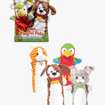 Melissa & Doug - Hånddukker Playful Pets