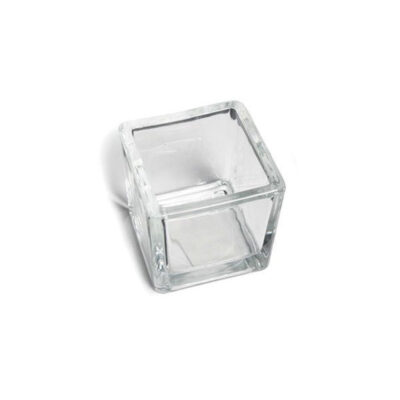 Glasstage til fyrfadslys 5x5cm