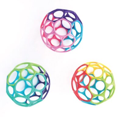 Oball Classic babylegetøj bold - 1 stk -Ø:9 cm - Fra 0 år.