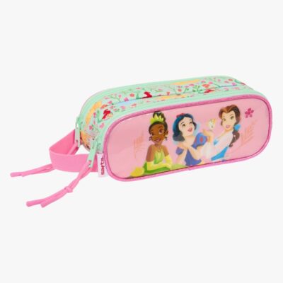 Disney Princess Dobbelt Penalhus Bloom, Turkis/Lyserød
