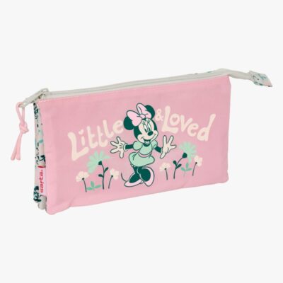 Disney Minnie Mouse Penalhus med 3 Rum, Minty