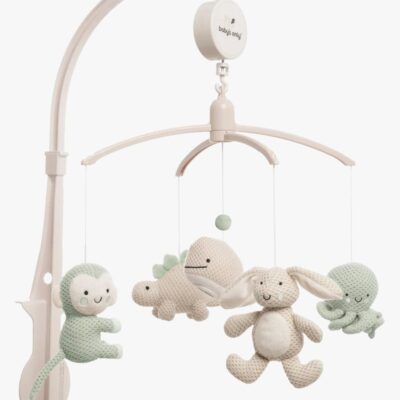 Baby's Only Musikuro Animals, Laurel Green/Warm Linen