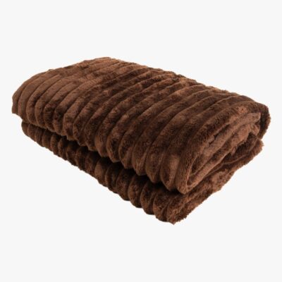 KMCarpets Stripe Plaid 130x170, Brun