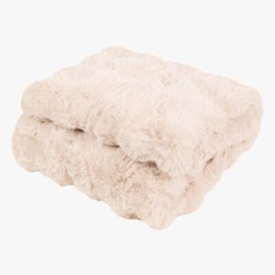 KMCarpets Bubble Plaid 150x220, Natur