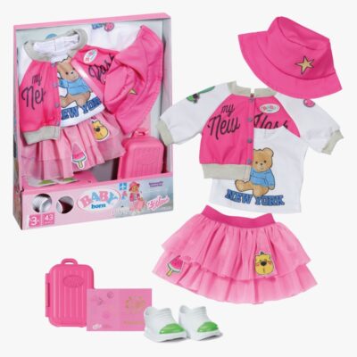 BABY born Luksus Rejse-outfit 43 cm