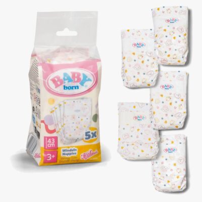 Baby Born Dukketilbehør Bleer 5-pak