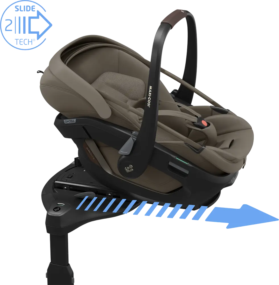 Maxi-Cosi Coral Slide Pro Autostol - Oak Truffle