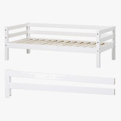 Hoppekids Basic Juniorseng m. Sengehest 70x160cm, Hvid, Børnesenge