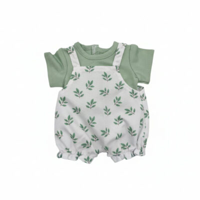Legebyen - Dukketøj 32-37 cm - T-shirt og dragt