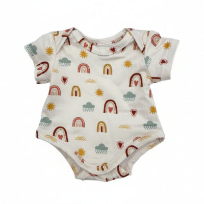 Legebyen - Dukketøj 38-41 cm - Body m. mønster