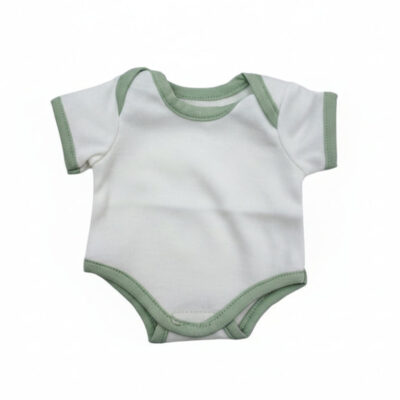 Legebyen - Dukketøj 38-41 cm - Body i hvid