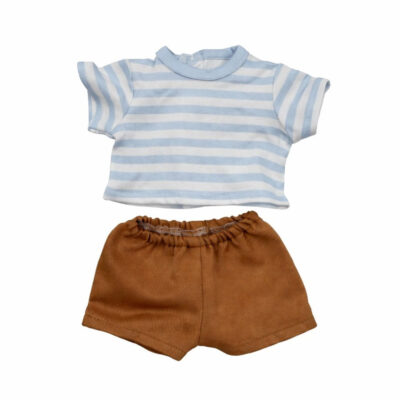 Legebyen - Dukketøj 38-41 cm - Bluse og shorts