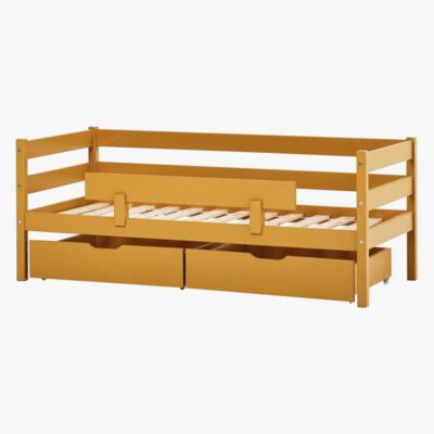 Hoppekids ECO Comfort Enkeltseng 70x160, Yellow, Juniorseng