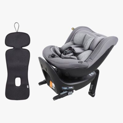 Beemoo Reverse i-Size Bagudvendt Autostol inkl. Ventilerende Hynde, Mineral Grey/Antracit