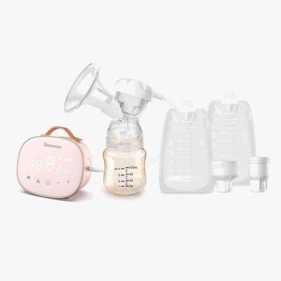 Beemoo CARE Single Elektrisk Brystpumpe inkl. Modermælksposer 180 ml 30-pak