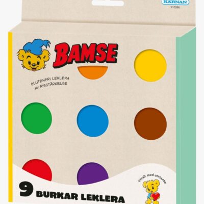 Egmont Kärnan Bamse Glutenfri Modellervoks 9-pak