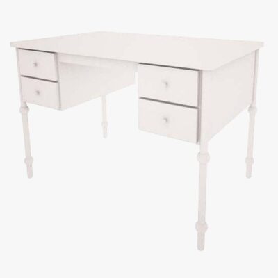 Wood Luck Babushka Skrivebord, White, Børnemøbler, Indretning børneværelse