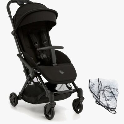 Beemoo Easy Fly Lux 4 Klapvogn inkl Regnslag, Jet Black