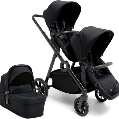 Beemoo Pro Multi 2 Søskendevogn inkl. Liggedel, Coffee Black