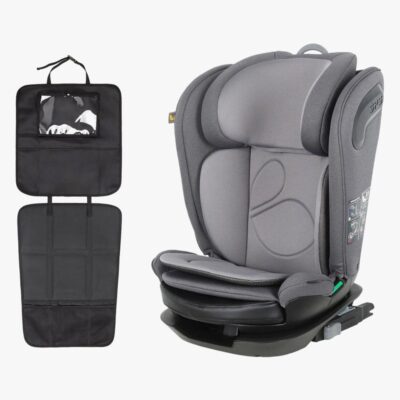 Beemoo Reform ISOFIX Autostol inkl. 3-i-1 Sædebeskytter, Mineral Grey