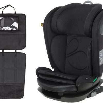 Beemoo Reform ISOFIX Autostol inkl. 3-i-1 Sædebeskytter, Black Stone