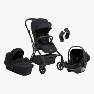 Beemoo Pro Twist Duovogn inkl. Beemoo Route Autostol Baby, Coffee Black/Black Stone