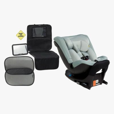 Beemoo Rotate i-Size Autostol inkl. Beemoo Tilbehørspakke til Autostol, Teal