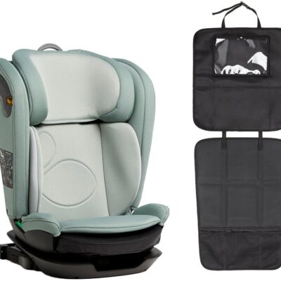 Beemoo Reform ISOFIX Autostol inkl. Beemoo 3-i-1 Sædebeskytter, Teal/Black