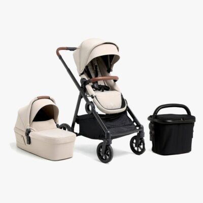 Beemoo Pro Multi 2 Duovogn inkl. Indkøbskurv, Latte Beige