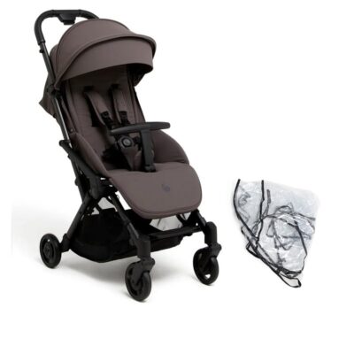 Beemoo Easy Fly Lux 4 Klapvogn inkl. Regnslag, Gull Grey