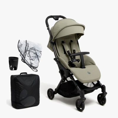 Beemoo Easy Fly Lux 4 Klapvogn inkl. Tilbehørspakke, Spring Green
