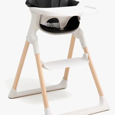 Beemoo CARE Harmony Højstol inkl. Hynde, White/Wood/Black