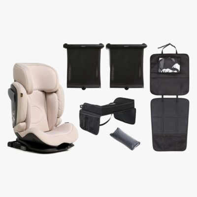 Beemoo Recline i-Size Autostol inkl. Tilbehør, Oat