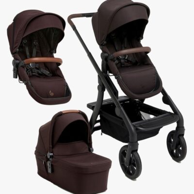 Beemoo Pro Max Søskendevogn inkl. Liggedel, Espresso Brown