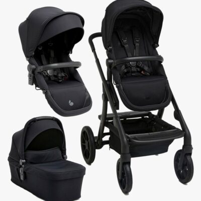 Beemoo Pro Max Søskendevogn inkl. Liggedel,  Coffee Black