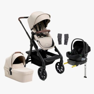 Beemoo Pro Max Duovogn & Beemoo Route Autostol Baby inkl. ISOFIX-base, Latte Beige