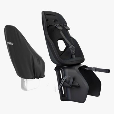 Thule Yepp Nexxt 2 Maxi Rack Mount Cykelstol inkl. Regnslag, Midnight Black