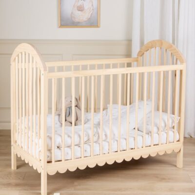 Alice & Fox Dune Tremmeseng inkl BabyMatex Madras Fresh 60x120, Natural Wood