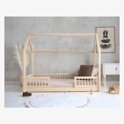 Minitude CARTER Junior-/Montessori-seng 80x160, Natur