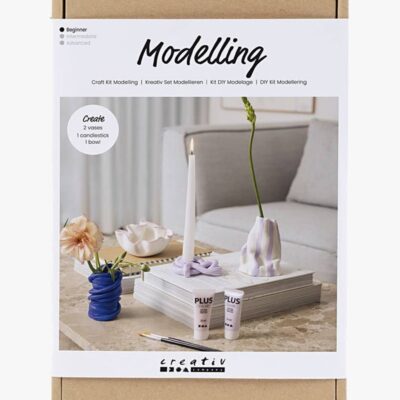 Creativ Company Kreasæt Modellervoks Krukker og Vaser