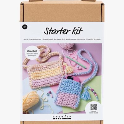 Creativ Company Startkit DIY-sæt Hækling Tasker