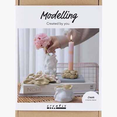 Creativ Company DIY-sæt Modellervoks Vase- og Lysholdere