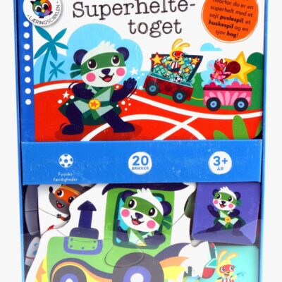 Superheltetoget - Bog med puslespil