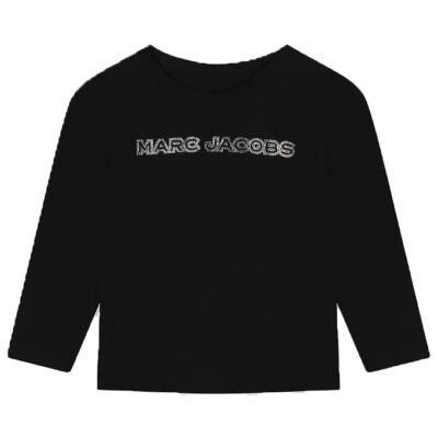 Little Marc Jacobs Bluse - Sort m. Similisten