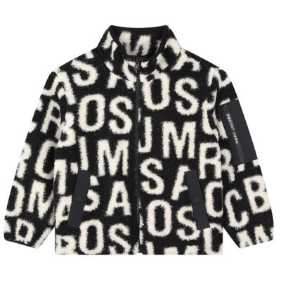 Little Marc Jacobs Fleecejakke - Sort/Hvid
