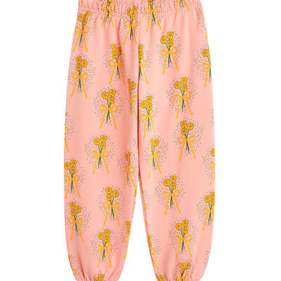 Mini Rodini Sweatpants - Winter Flowers Aop - Pink
