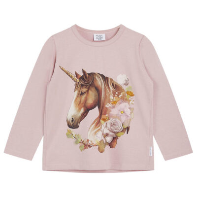 Hust and Claire Bluse - Anie - Dusty Rose m. Enhjørning