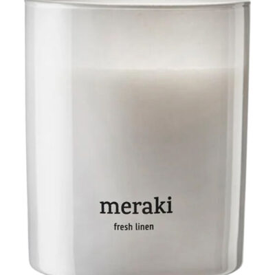 Meraki - Duftlys, White garden - White - h: 9.5 cm, dia: 8 cm