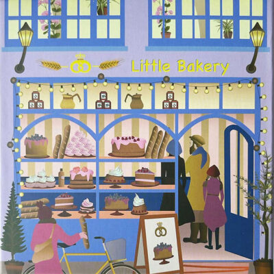Vissevasse Puslespil - 15x21 cm - 150 Brikker - Little Bakery