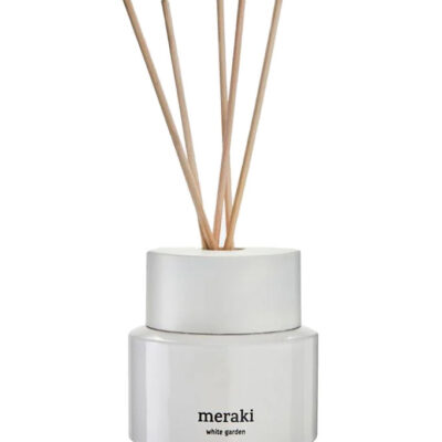 Meraki - Duftfrisker - White garden - h: 8 cm, dia: 7 cm - White